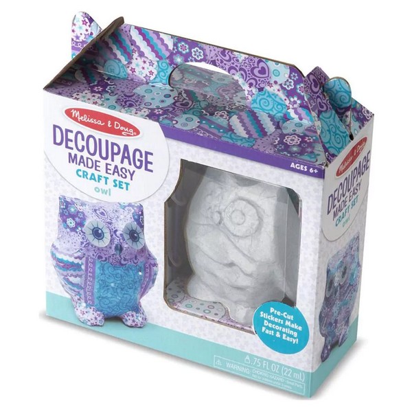 Продукт Melissa and Doug Сова - Декупаж  - 0 - BG Hlapeta